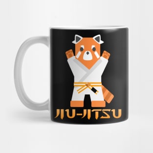 Jiu Jitsu Panda -Orange White Belt- Mug